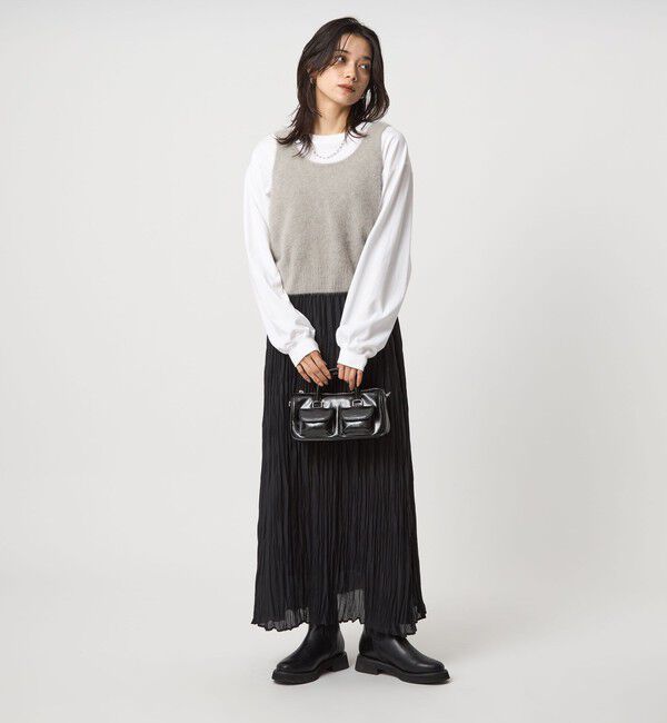 UNITED ARROWS green label relaxing「ヘアリー ニット キャミソール」|ベスト・ジレ|