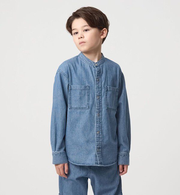 UNITED ARROWS green label relaxing「デニムシャツ / キッズ  100cm-160cm」|シャツ・ブラウス|