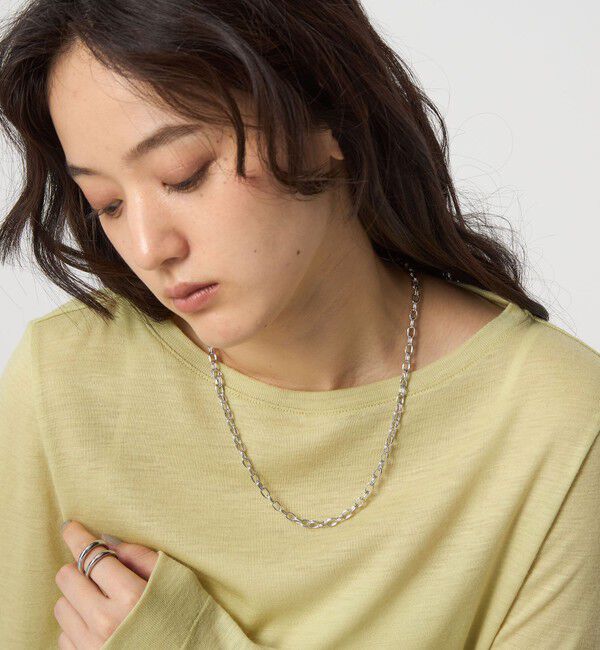 UNITED ARROWS green label relaxing「リングデザイン チェーンネックレス」|ネックレス|