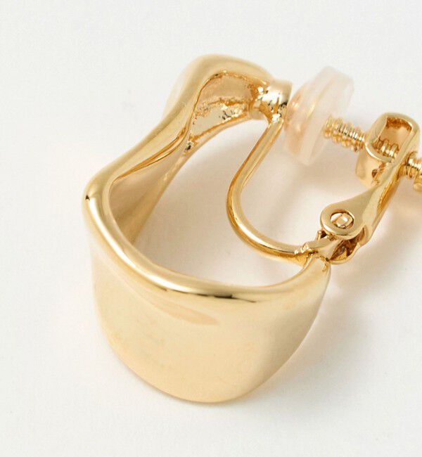 UNITED ARROWS green label relaxing「プレート フープ イヤリング」|イヤリング|