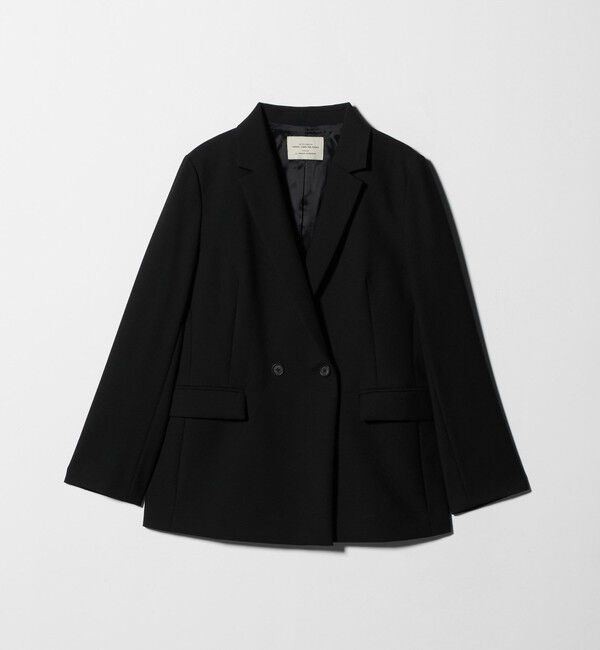 UNITED ARROWS green label relaxing「ダブルクロス ダブル ジャケット ウォッシャブル ストレッチ」|テーラードジャケット|