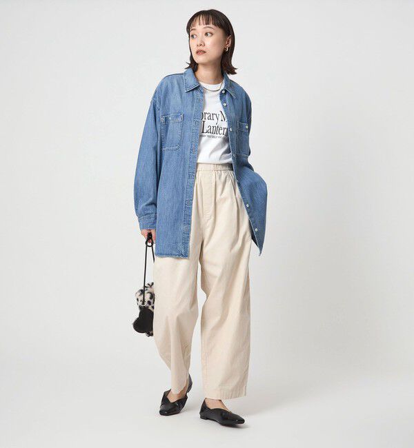 UNITED ARROWS green label relaxing「ライトコール カーブ パンツ オフホワイト」|その他|