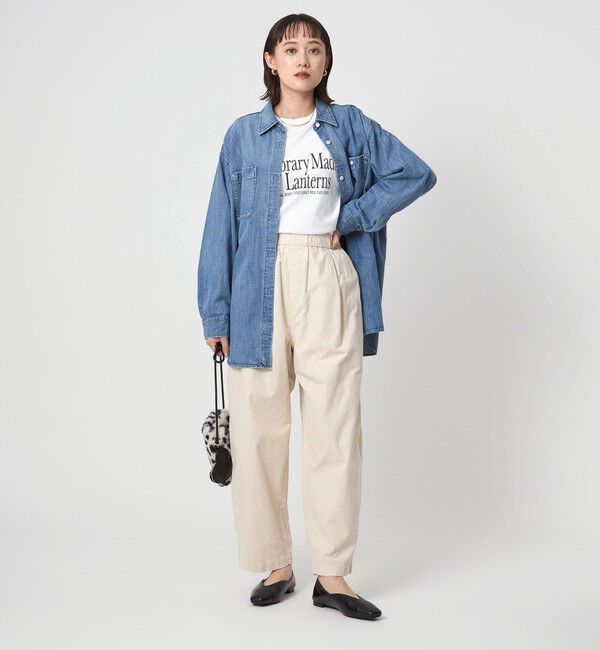 UNITED ARROWS green label relaxing「ライトコール カーブ パンツ オフホワイト」|その他|