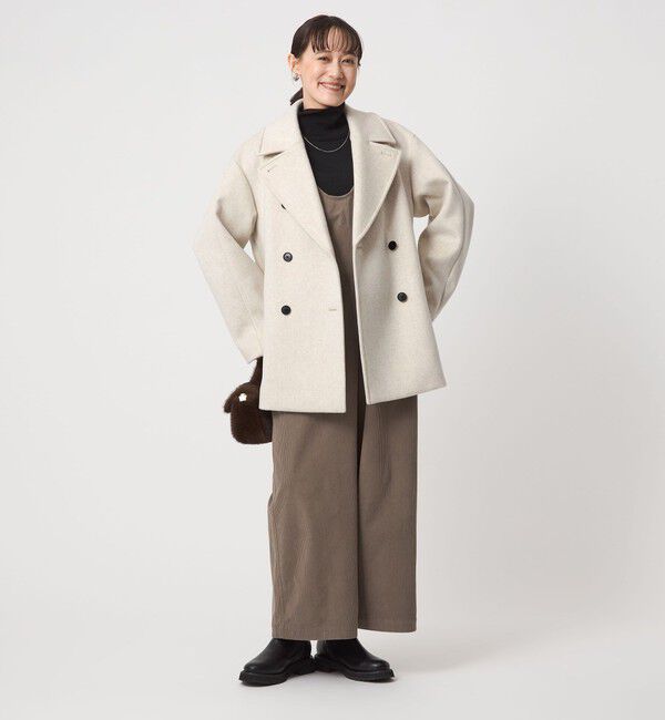 UNITED ARROWS green label relaxing「［size SHORTあり］＜1_OF MINE＞W ピーコート」|ピーコート|