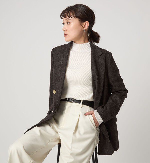 UNITED ARROWS green label relaxing「［size SHORTあり］スラブ ダブル ジャケット」|テーラードジャケット|