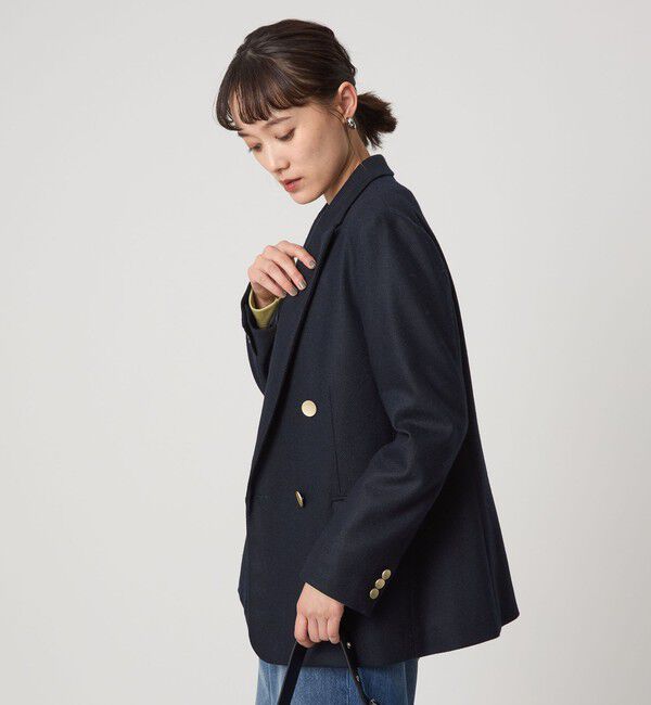 UNITED ARROWS green label relaxing「［size SHORTあり］スラブ ダブル ジャケット」|テーラードジャケット|