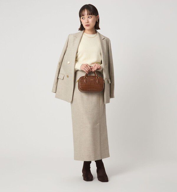 UNITED ARROWS green label relaxing「フラッフ フェザーヤーン ロングスリーブ ニット プルオーバー」|ニット・セーター|