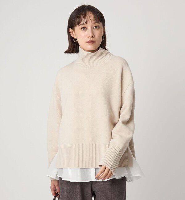 UNITED ARROWS green label relaxing「［size SHORTあり］SERENITY ハイネック プルオーバー ニット」|ニット・セーター|