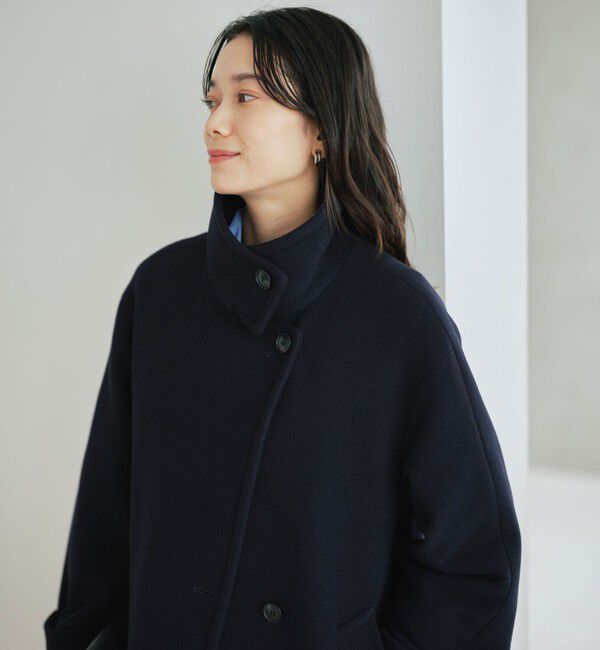 UNITED ARROWS green label relaxing「［size SHORT/TALLあり］SENTDALE WOOL スタンドカラー ロング コート」|その他|