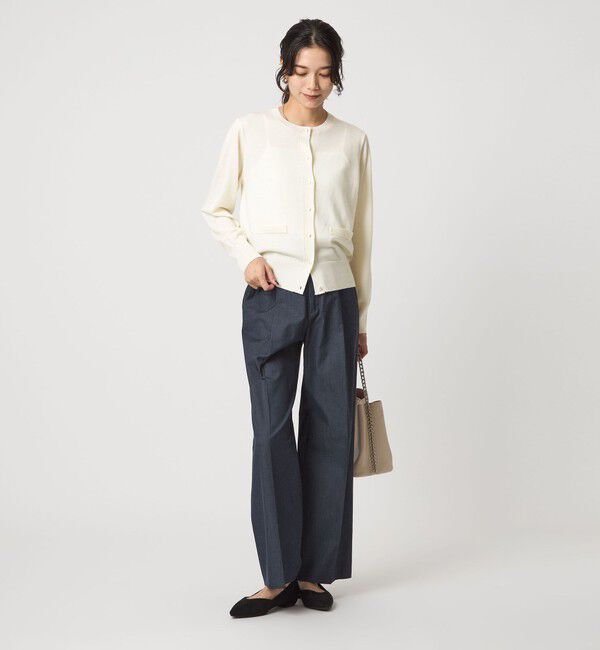 UNITED ARROWS green label relaxing「ウール クルーネック カーディガン ウォッシャブル」|カーディガン|