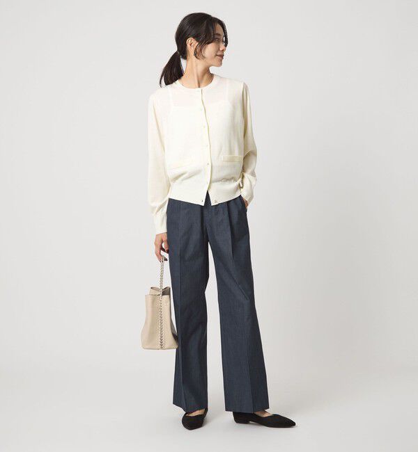 UNITED ARROWS green label relaxing「ウール クルーネック カーディガン ウォッシャブル」|カーディガン|