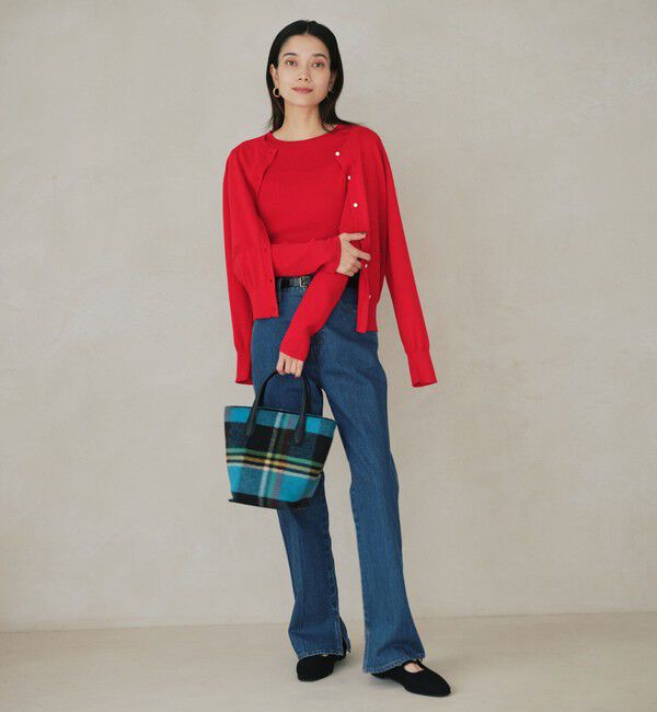 UNITED ARROWS green label relaxing「ウール クルーネック カーディガン ウォッシャブル」|カーディガン|