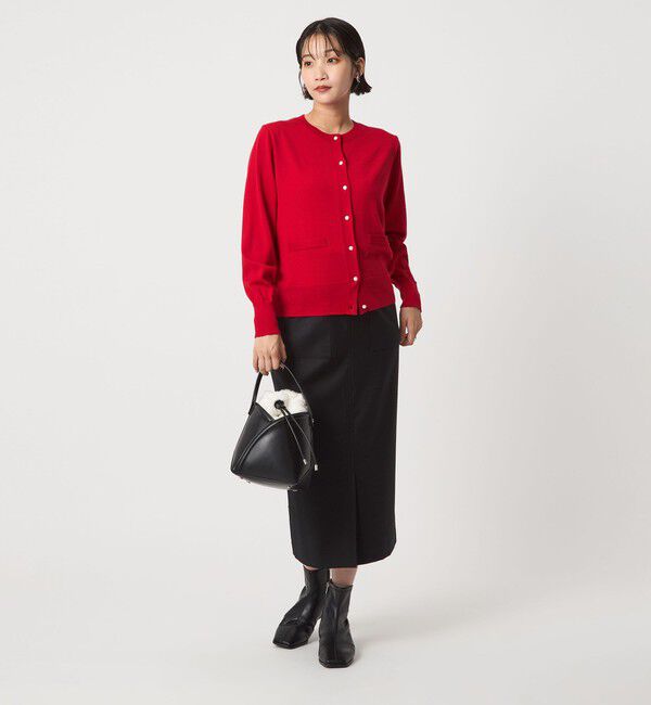 UNITED ARROWS green label relaxing「ウール クルーネック カーディガン ウォッシャブル」|カーディガン|