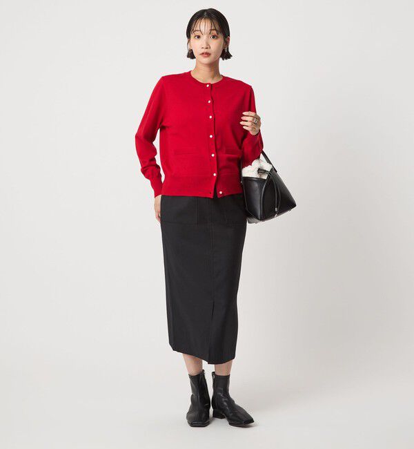 UNITED ARROWS green label relaxing「ウール クルーネック カーディガン ウォッシャブル」|カーディガン|