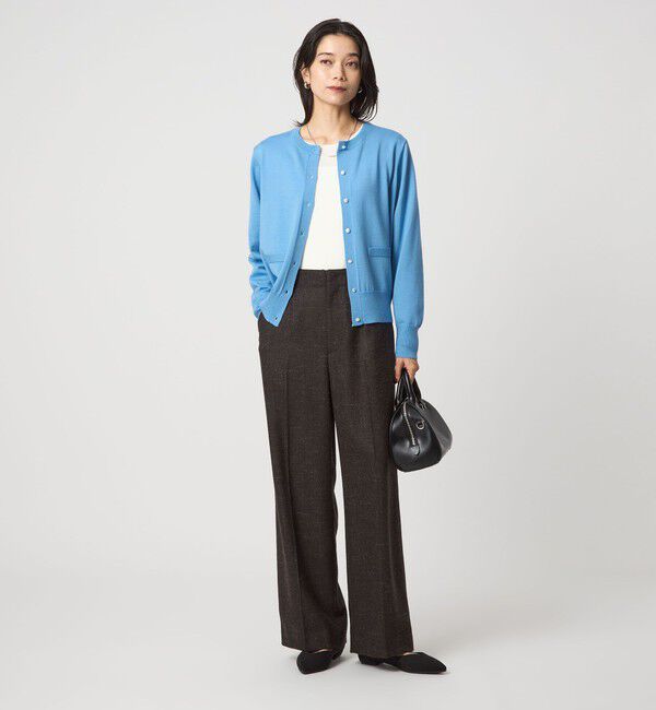 UNITED ARROWS green label relaxing「ウール クルーネック カーディガン ウォッシャブル」|カーディガン|