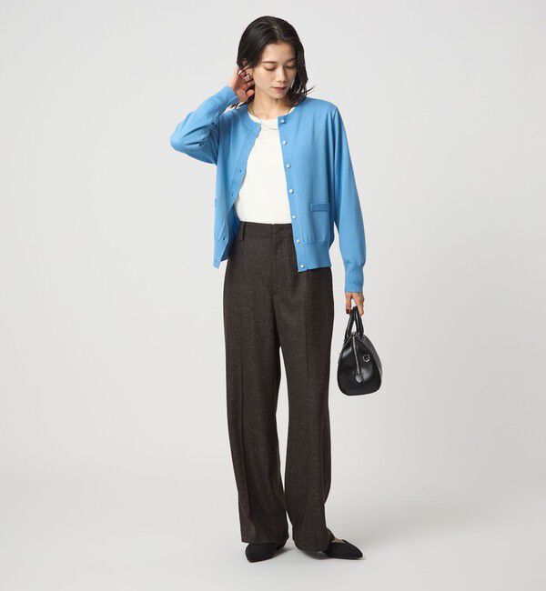 UNITED ARROWS green label relaxing「ウール クルーネック カーディガン ウォッシャブル」|カーディガン|