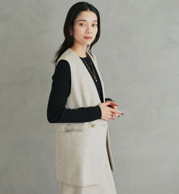 UNITED ARROWS green label relaxing「スラブ ジレ 」|ベスト・ジレ|