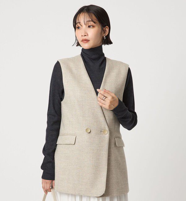 UNITED ARROWS green label relaxing「スラブ ジレ 」|ベスト・ジレ|