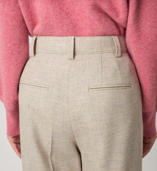 UNITED ARROWS green label relaxing「［size SHORT/TALLあり］スラブ ワイド ストレート パンツ」|スラックス|