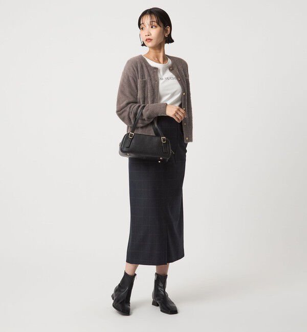 UNITED ARROWS green label relaxing「フラッフ フェザーヤーン ニット カーディガン」|カーディガン|