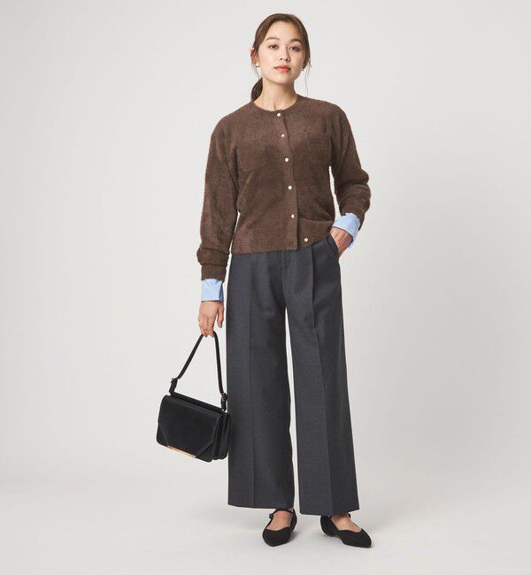 UNITED ARROWS green label relaxing「フラッフ フェザーヤーン ニット カーディガン」|カーディガン|