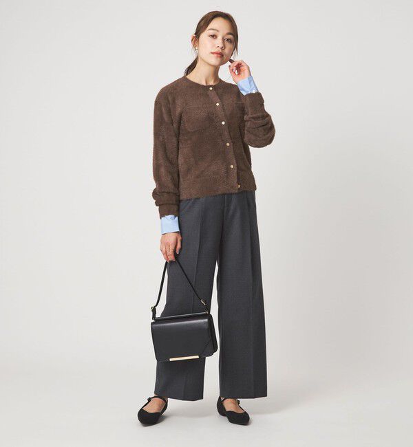 UNITED ARROWS green label relaxing「フラッフ フェザーヤーン ニット カーディガン」|カーディガン|