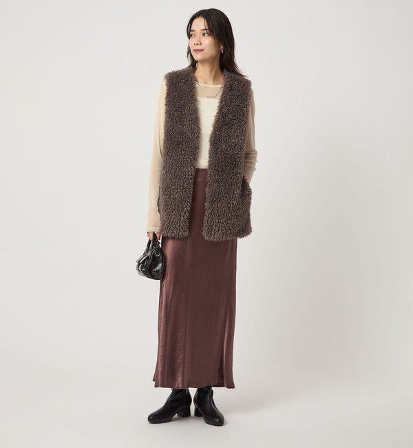 UNITED ARROWS green label relaxing「チュール クルーネック プルオーバー」|Tシャツ・カットソー|