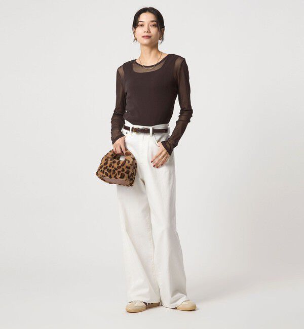 UNITED ARROWS green label relaxing「チュール クルーネック プルオーバー」|Tシャツ・カットソー|