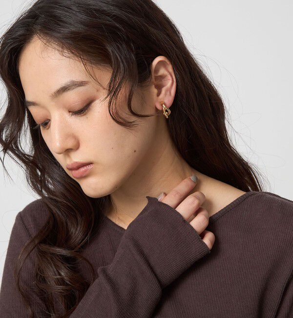 UNITED ARROWS green label relaxing「ツイストフープ イヤリング 2」|イヤリング|