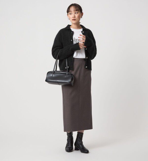 UNITED ARROWS green label relaxing「ヘアリー ニット ポロカーデイガン」|カーディガン|