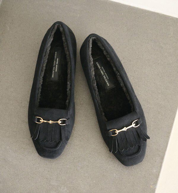 UNITED ARROWS green label relaxing「【WEB限定】ウォーム キルトビット フラットシューズ 撥水」|ローファー|