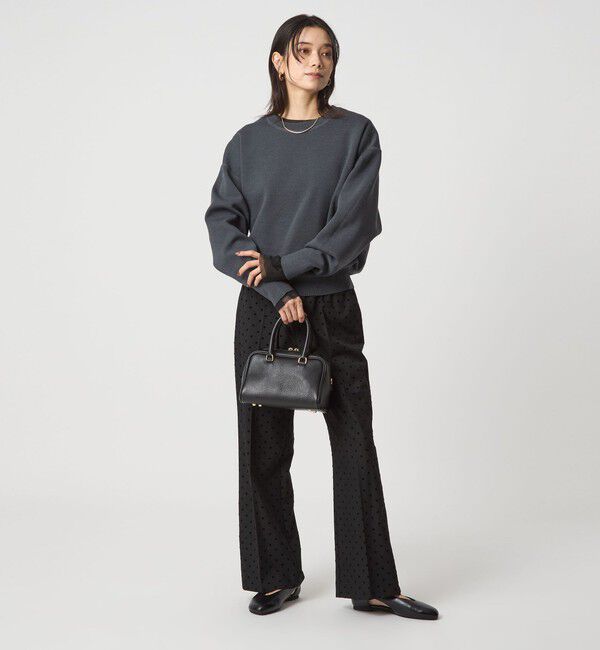 UNITED ARROWS green label relaxing「W/AC パフニット プルオーバー ウォッシャブル」|ニット・セーター|