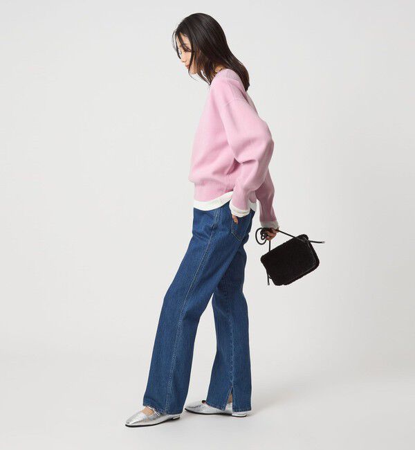 UNITED ARROWS green label relaxing「W/AC パフニット プルオーバー ウォッシャブル」|ニット・セーター|