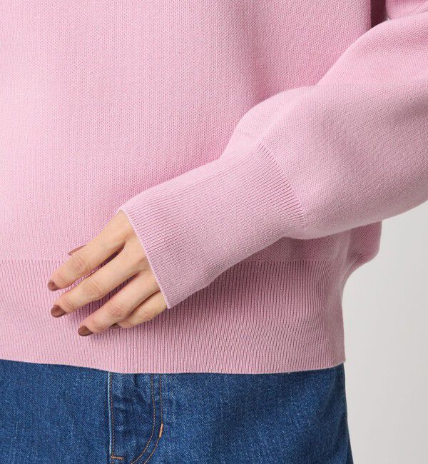 UNITED ARROWS green label relaxing「W/AC パフニット プルオーバー ウォッシャブル」|ニット・セーター|