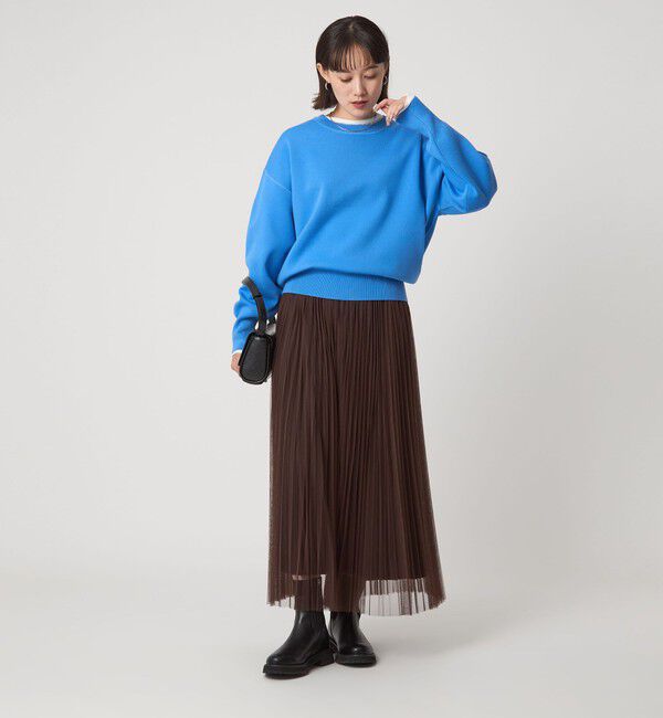 UNITED ARROWS green label relaxing「W/AC パフニット プルオーバー ウォッシャブル」|ニット・セーター|