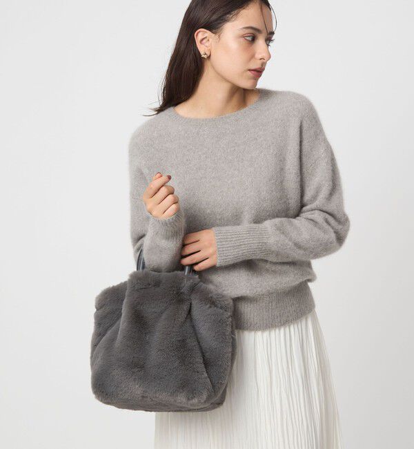 UNITED ARROWS green label relaxing「フェイクファー2WAY トートバッグ / ショルダーバッグ」|ショルダー・メッセンジャー|