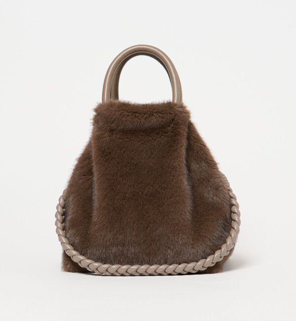 UNITED ARROWS green label relaxing「フェイクファー2WAY トートバッグ / ショルダーバッグ」|ショルダー・メッセンジャー|