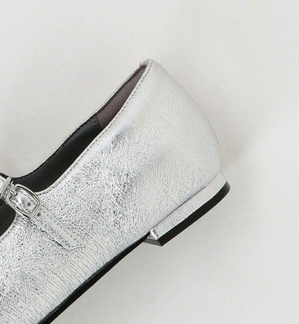 UNITED ARROWS green label relaxing「スクエア ダブルストラップ フラットシューズ」|ローファー|