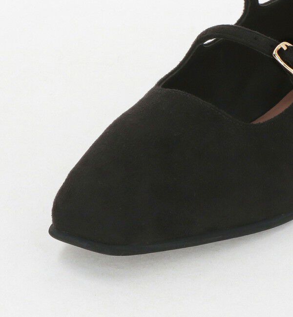 UNITED ARROWS green label relaxing「スクエア ダブルストラップ フラットシューズ」|ローファー|