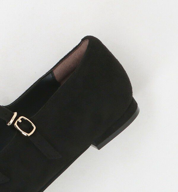 UNITED ARROWS green label relaxing「スクエア ダブルストラップ フラットシューズ」|ローファー|