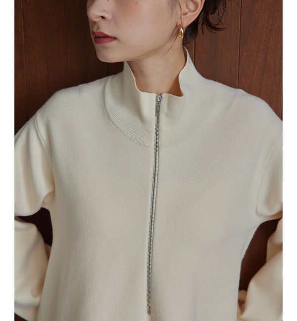 EMMEL REFINES「＜EMMEL REFINES＞EM HWフロントジップ ミニワンピース」|ワンピース|