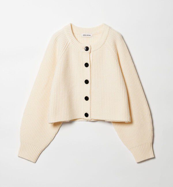 EMMEL REFINES「＜EMMEL REFINES＞EM カタアゼ ボタン カーディガン」|カーディガン|