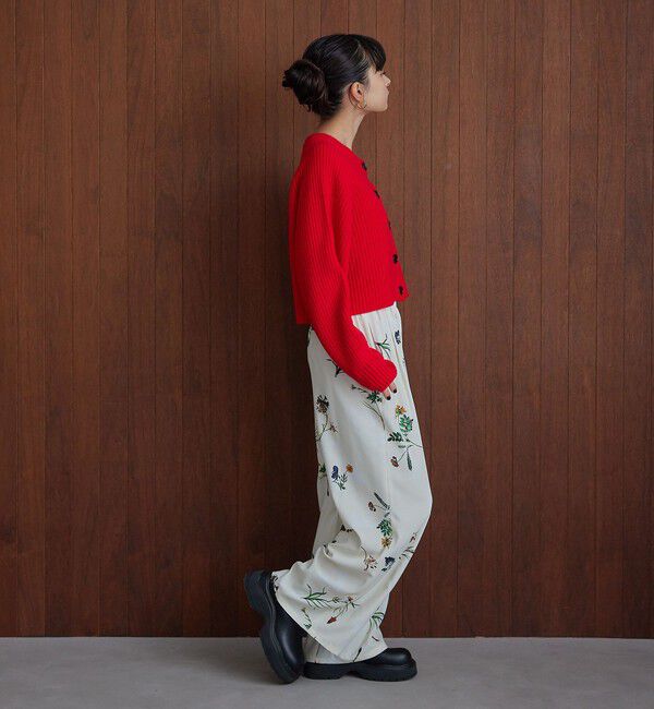 EMMEL REFINES「＜EMMEL REFINES＞EM カタアゼ ボタン カーディガン」|カーディガン|