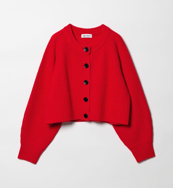 EMMEL REFINES「＜EMMEL REFINES＞EM カタアゼ ボタン カーディガン」|カーディガン|