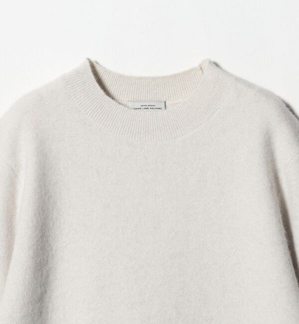 UNITED ARROWS green label relaxing「FOXブレンド ハーフスリーブ プルオーバー ニット」|ニット・セーター|