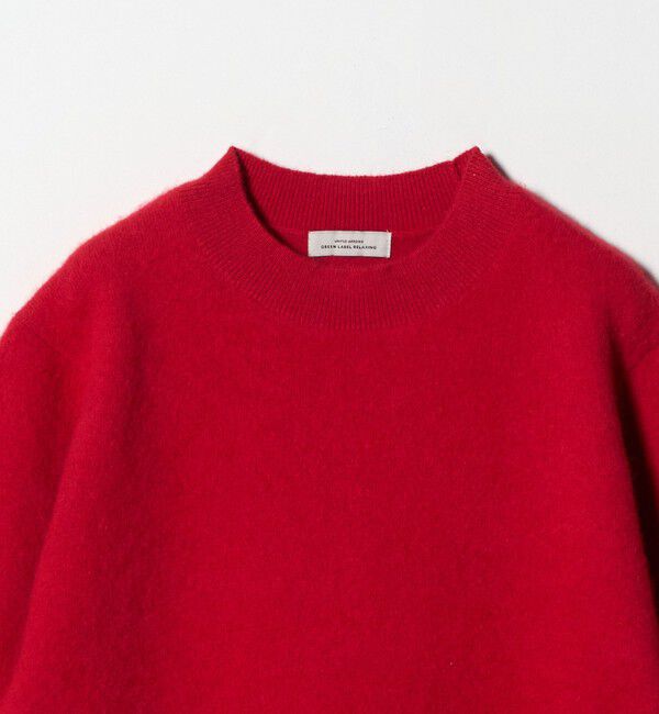 UNITED ARROWS green label relaxing「FOXブレンド ハーフスリーブ プルオーバー ニット」|ニット・セーター|