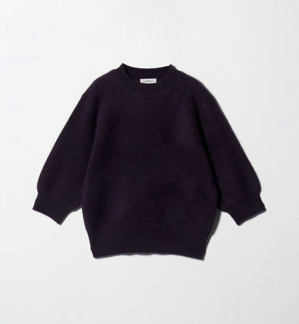 UNITED ARROWS green label relaxing「FOXブレンド ハーフスリーブ プルオーバー ニット」|ニット・セーター|