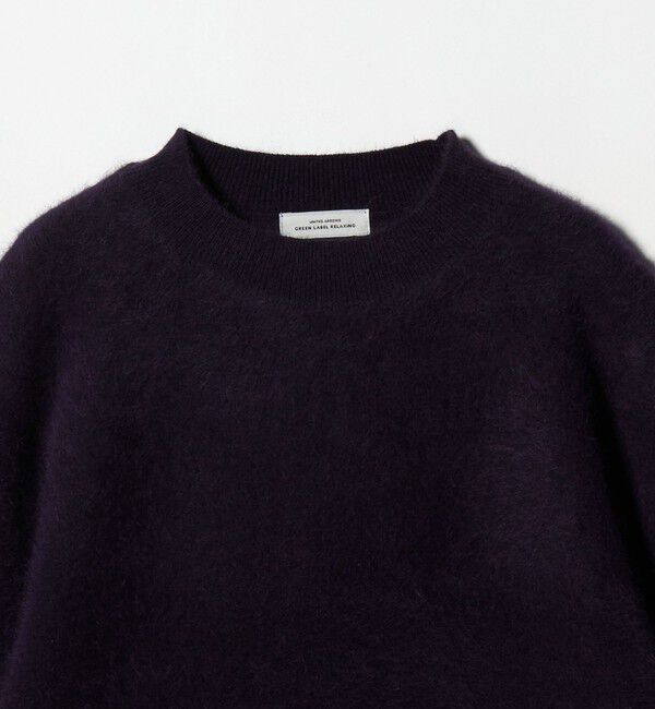 UNITED ARROWS green label relaxing「FOXブレンド ハーフスリーブ プルオーバー ニット」|ニット・セーター|