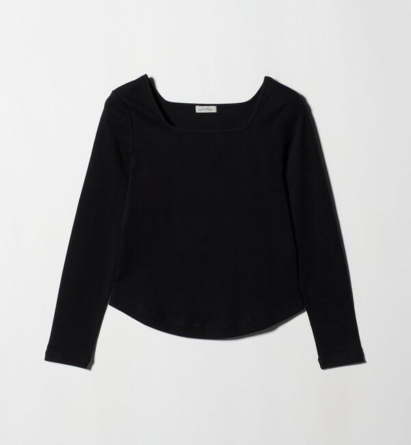 UNITED ARROWS green label relaxing「デコルテ フライス ロングスリーブ プルオーバー」|Tシャツ・カットソー|