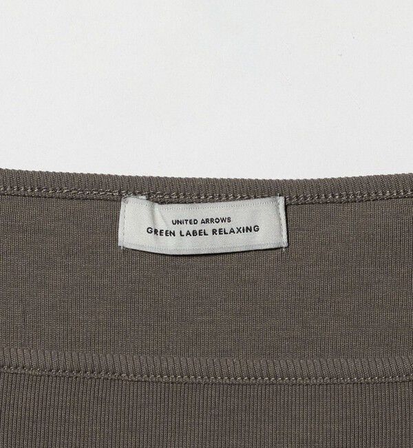 UNITED ARROWS green label relaxing「デコルテ フライス ロングスリーブ プルオーバー」|Tシャツ・カットソー|